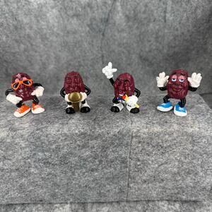 Set of 4 Vintage 1997 California Raisins Trumpet Microphone Sunglasses EUC 108